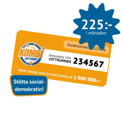 kombilotteriet premie|Skaffa er lott .